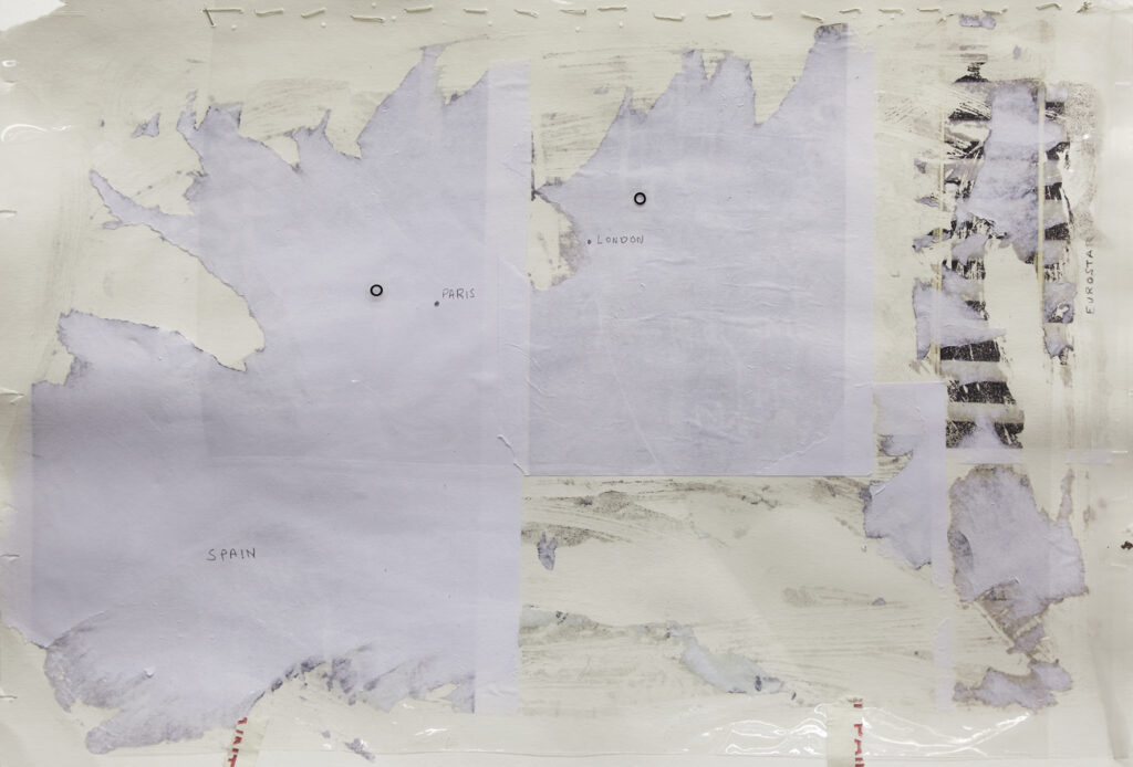  Mixed media on paper, 29,7 x 42 cm, August 2015