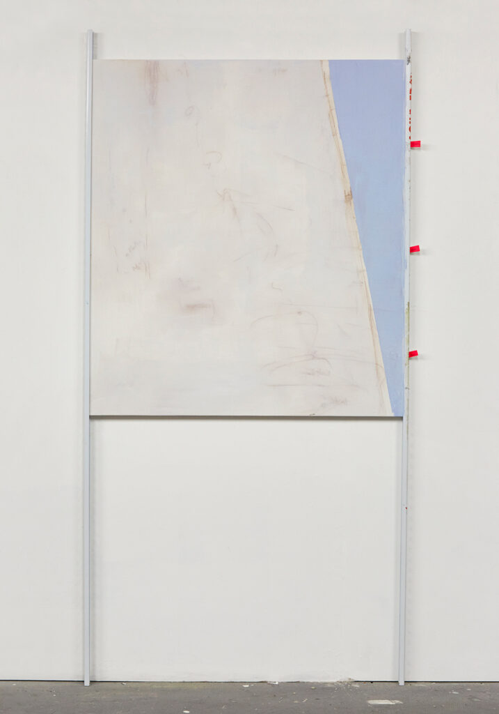 , Acrylic and Crayon on canvas, and 2 bars, 90 x 100 cm, Nov 2015