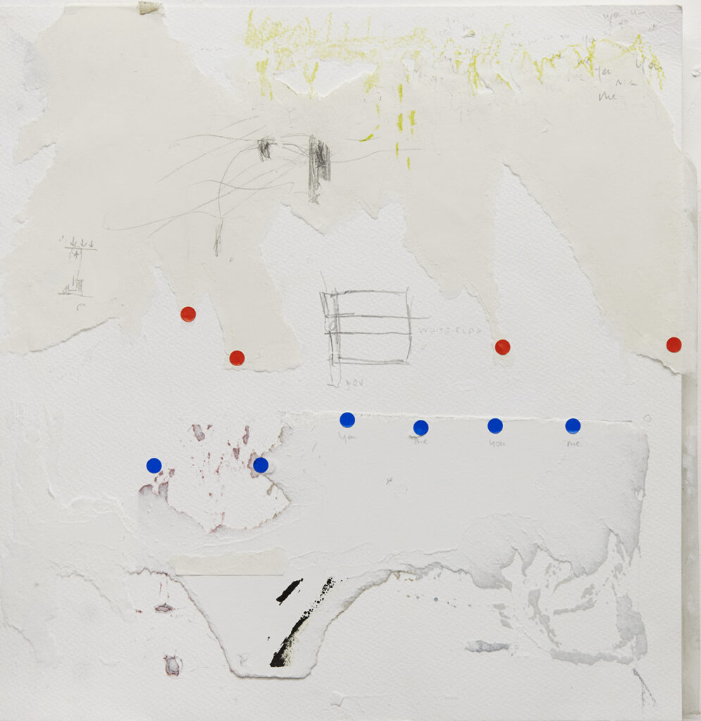  mixed media on paper, 42 x 42 cm, August 2015 